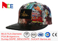 ACE-Graffiti-Muster-Applikations-flache Rand-Hysteresen-Hüte für Frauen 5 Platten